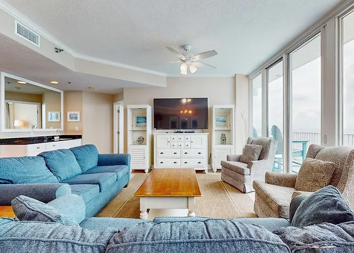 Beachfront Corner Penthouse With Amazing View Balcony & Shared Pools Hot Tubs *