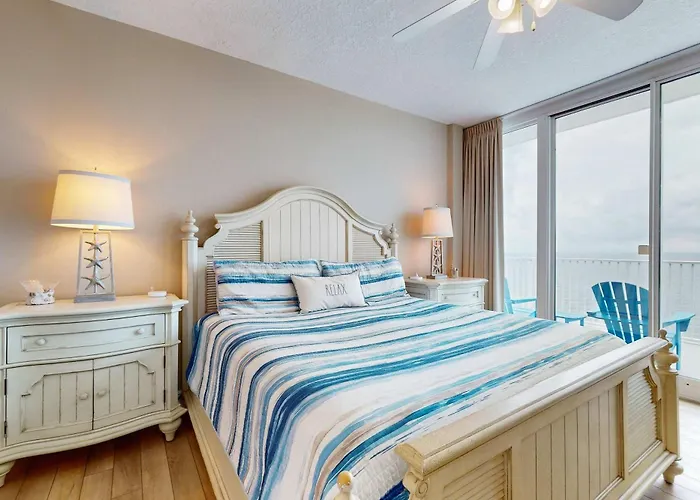 Beachfront Corner Penthouse With Amazing View Balcony & Shared Pools Hot Tubs Gulf Shores
